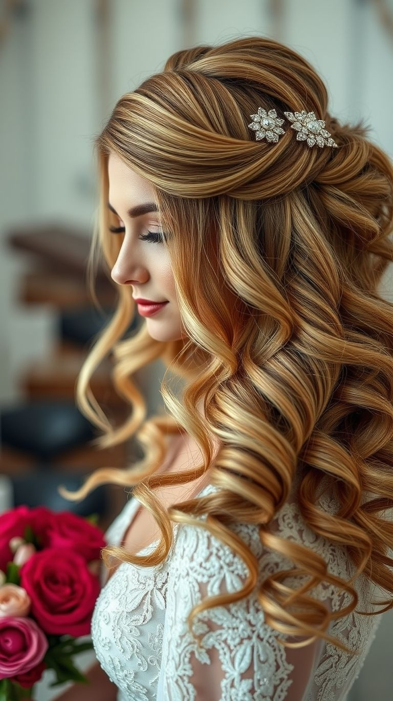 From romantic updos to bohemian braids, find your perfect wedding hair match. After all, a good hair day is the best kind of day, especially on your big one.