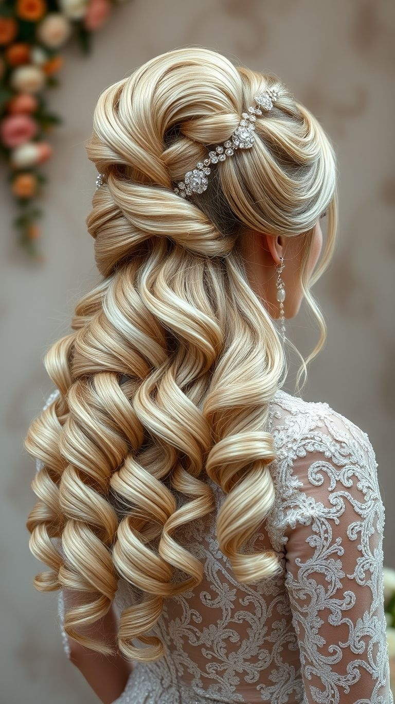 Bridal hair goals achieved! Let these styles inspire your perfect wedding day look. Your hair will be the crowning glory.