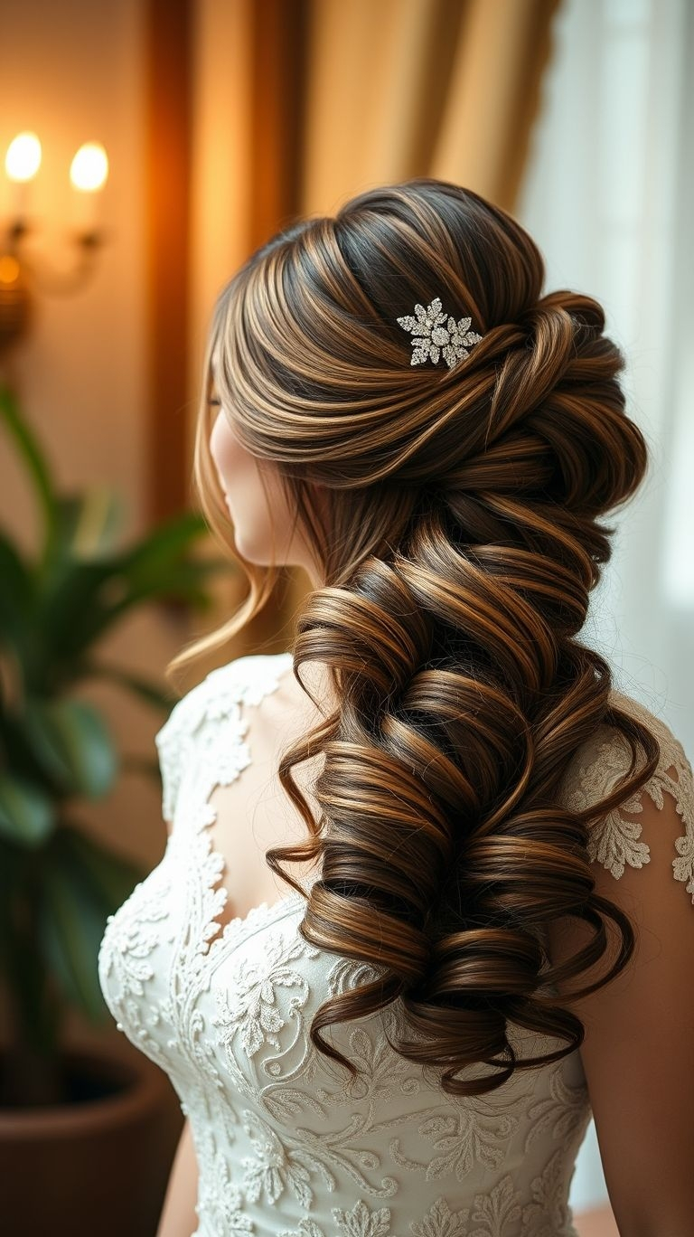 Let these stunning hairstyles inspire your wedding day look. Your hair will be a masterpiece.