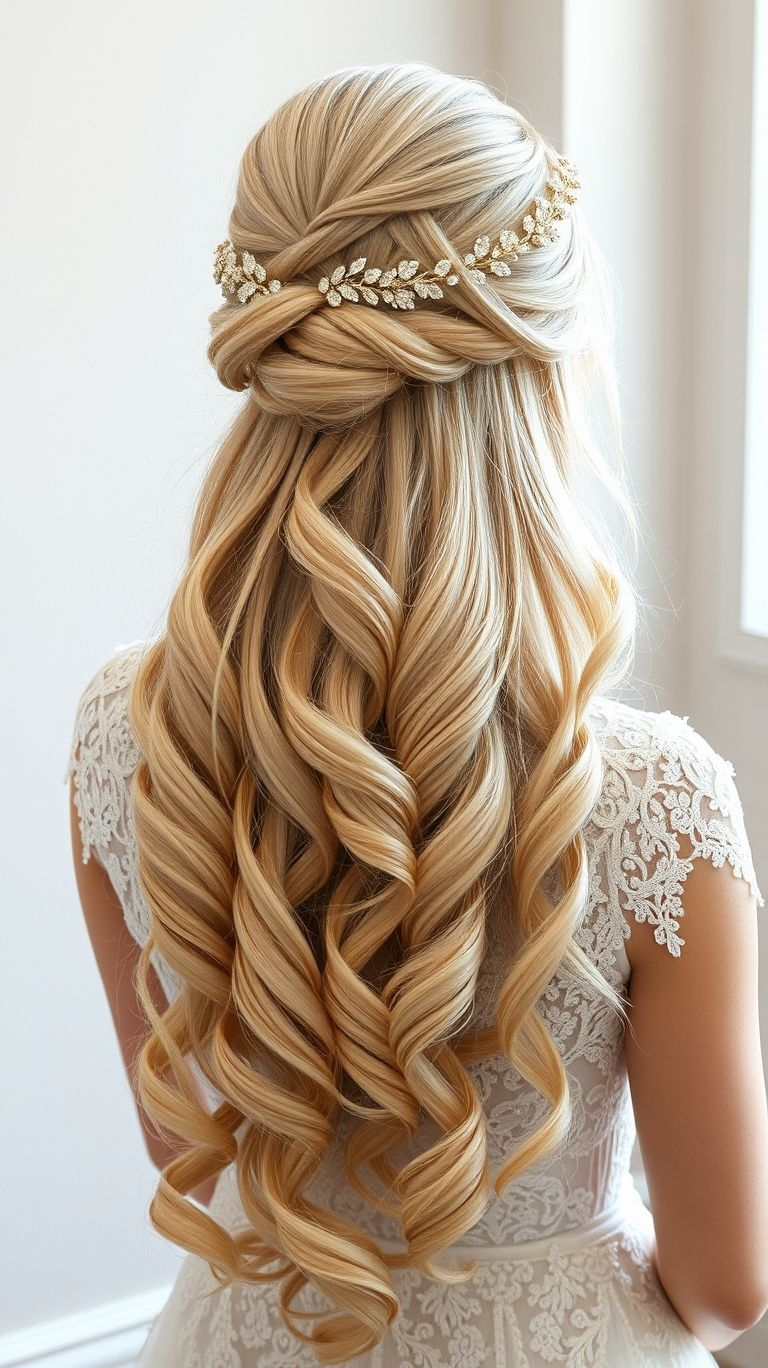 Wedding hair goals unlocked! Find inspiration with styles that blend elegance, romance, and a touch of magic.