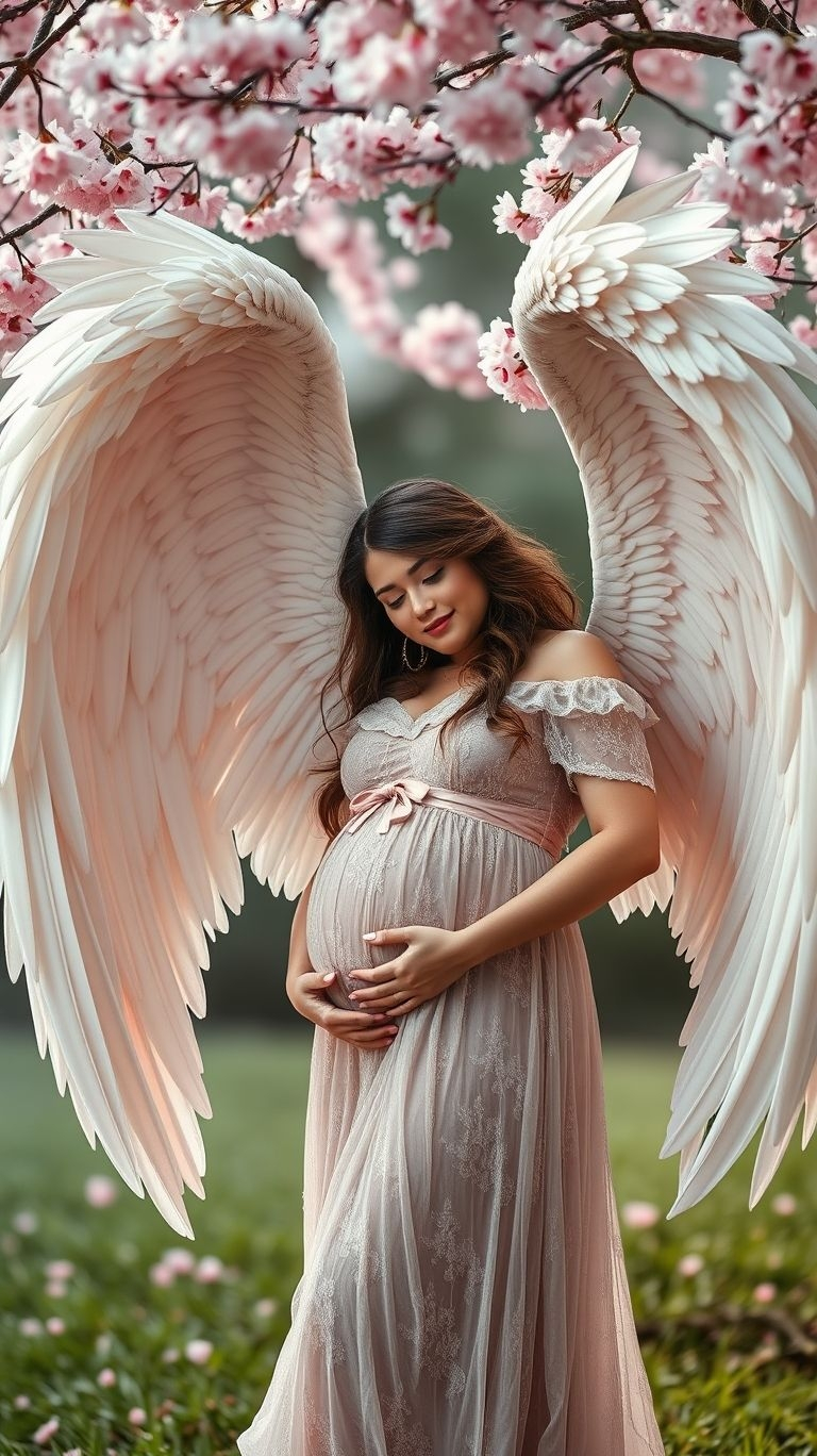 Angel wings + your pregnancy glow = a match made in heaven! These photoshoot ideas make your maternal journey a masterpiece.