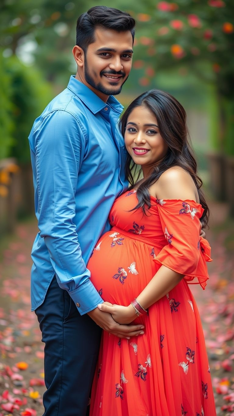 Pregnancy is a shared miracle—celebrate it together with couple poses that exude intimacy, joy, and unity.