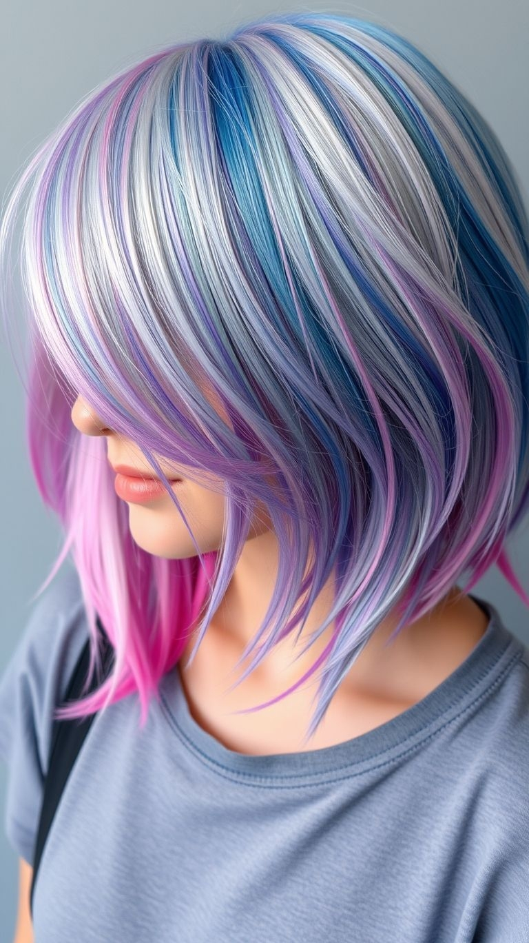 Short blue hair = instant confidence! Play with shades from icy pastel to moody navy for a style that stands out.