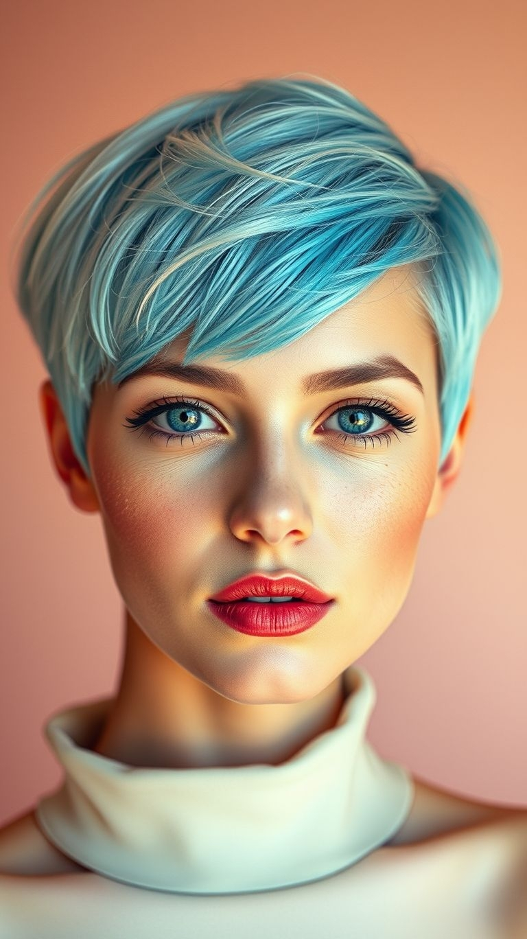 From mermaid vibes to sleek urban chic, short blue hair can be soft, bold, or anything in between.