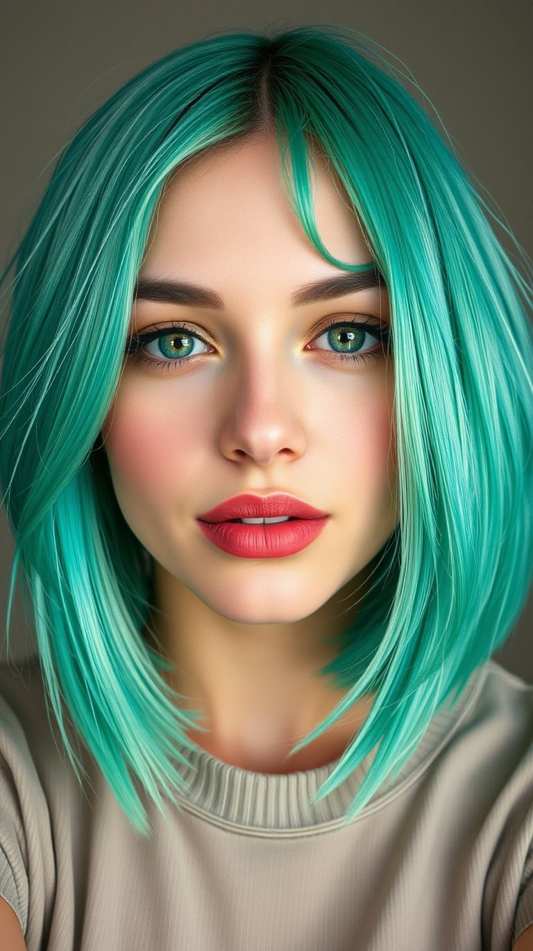 85+ Short Hair Color Trends That Are Bold and Beautiful | Pocoko Take your short hair from basic to brilliant with vibrant green hues. This trend is pure magic in color form!
