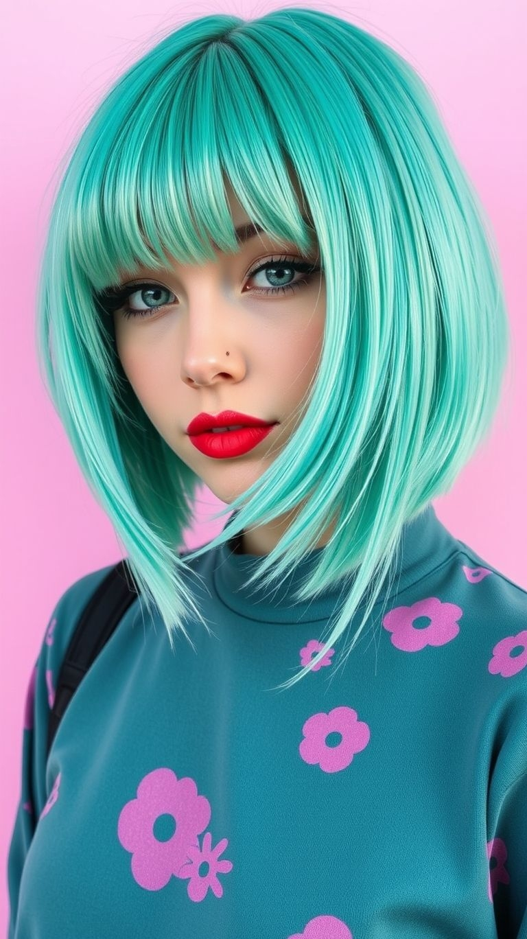 85+ Short Hair Color Trends That Are Bold and Beautiful | Pocoko Soft mint or deep emerald? Whatever your vibe, short green hair is the trend that’s bringing major color energy!