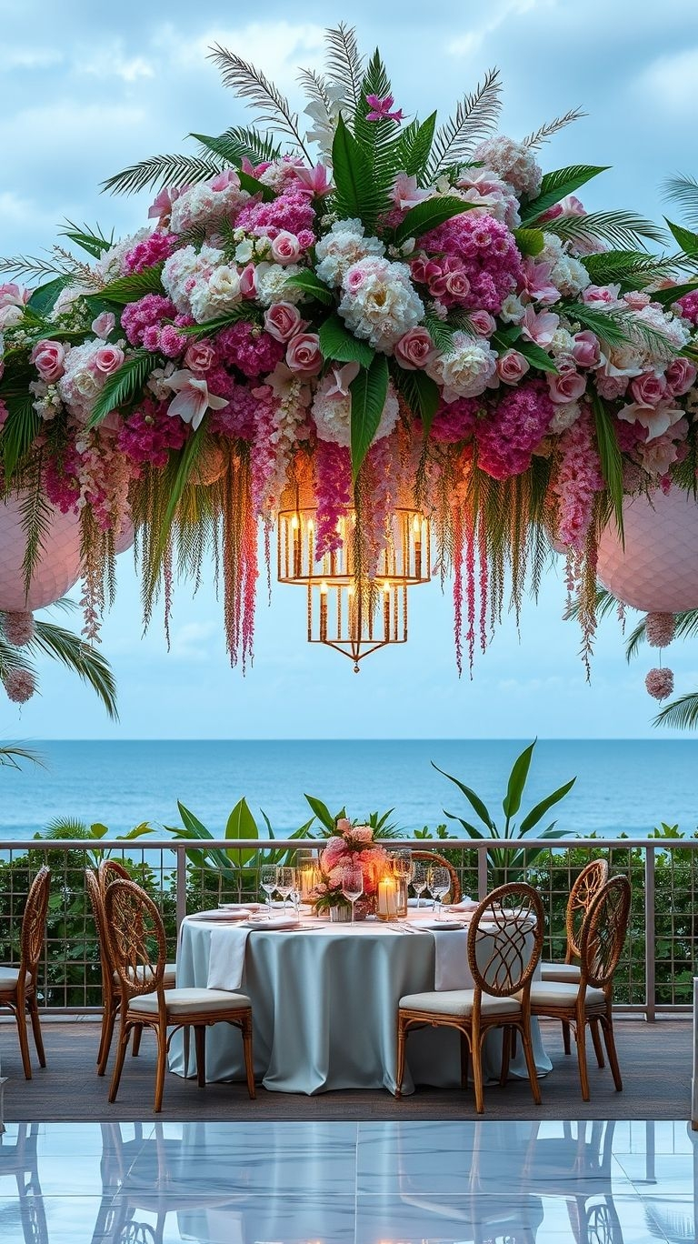 From orchids to hibiscus, a mix of tropical flowers adds a lush, bold touch to any wedding. The more variety, the more breathtaking!