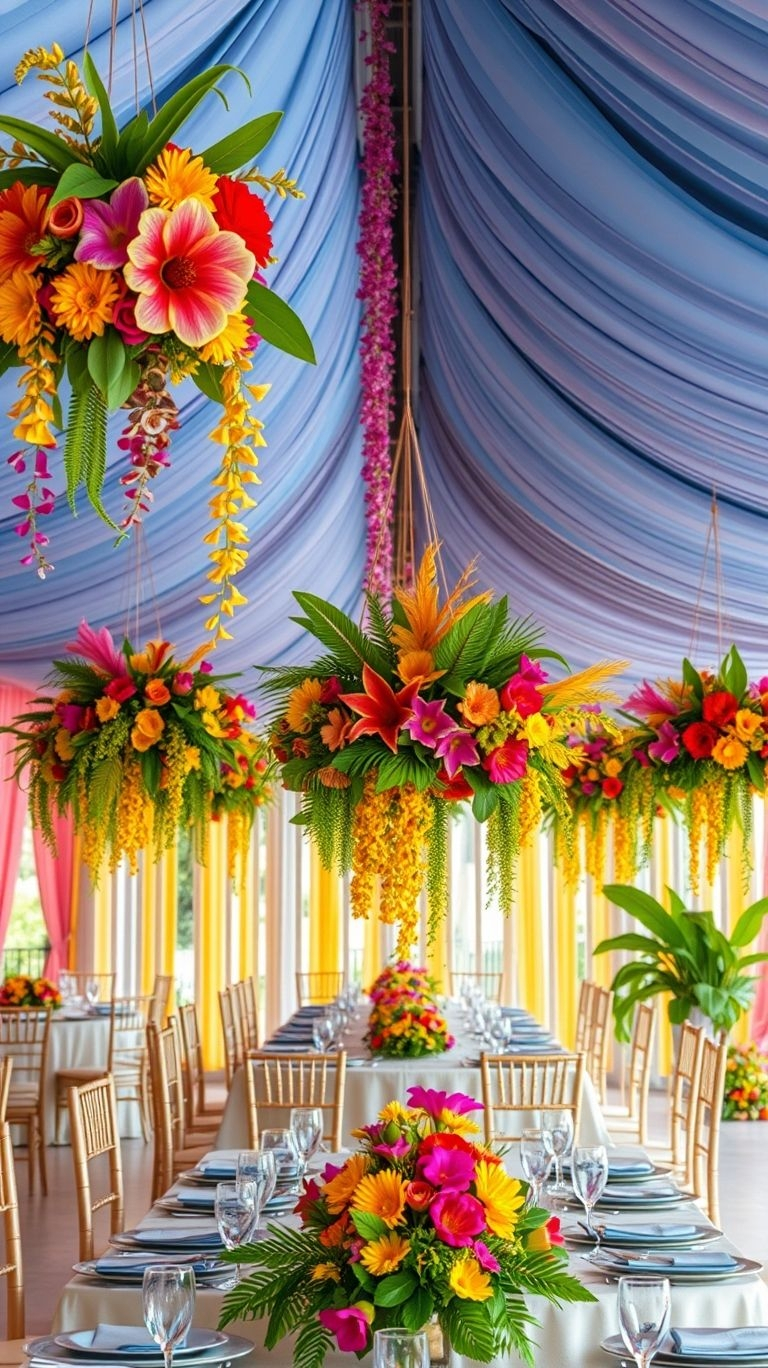 Think colorful, think wild, think unforgettable—tropical weddings come alive with a gorgeous mix of flowers bursting with personality!