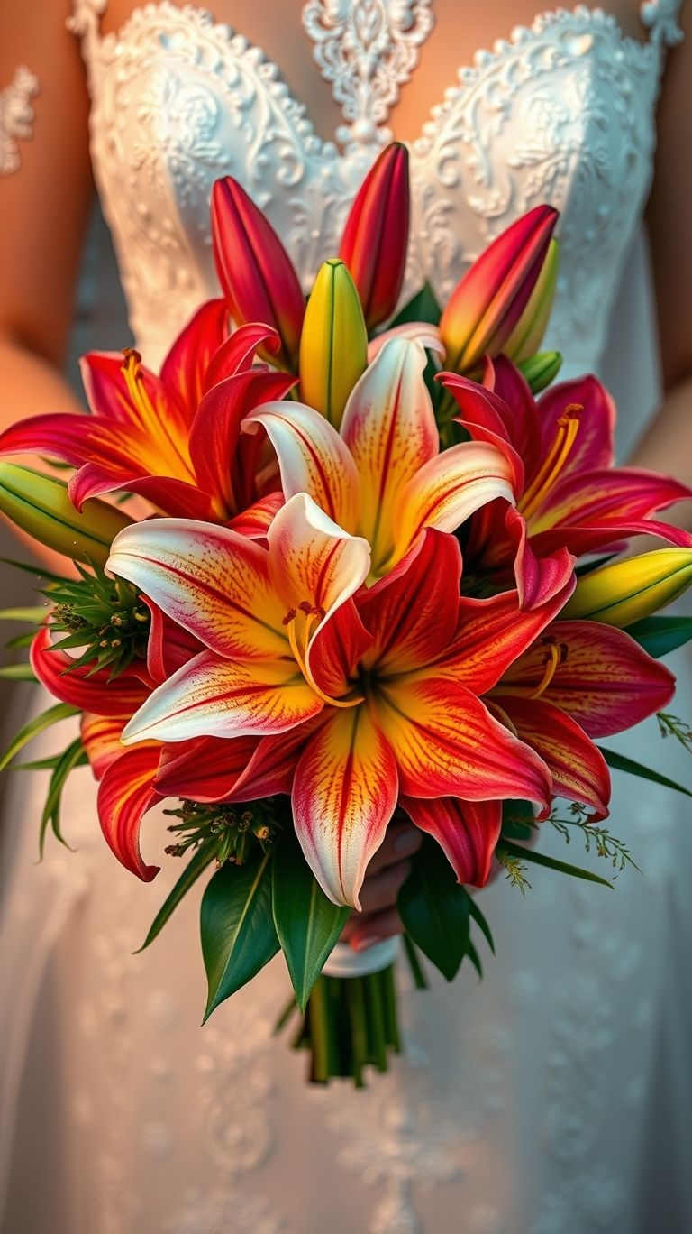 80+ Bouquet Ideas: Stunning Floral Wonders | Pocoko This bouquet has more grace than a ballet recital. Lilies twirl around garden blooms to create a composition worthy of its own standing ovation.