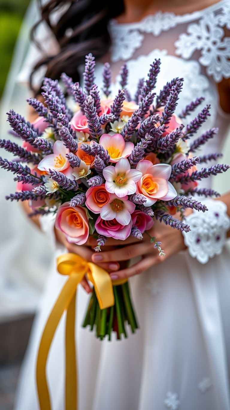 80+ Bouquet Ideas: Stunning Floral Wonders | Pocoko The secret to looking effortlessly elegant? Whisper-soft lavender nestled between blooms that don’t scream, but seduce.