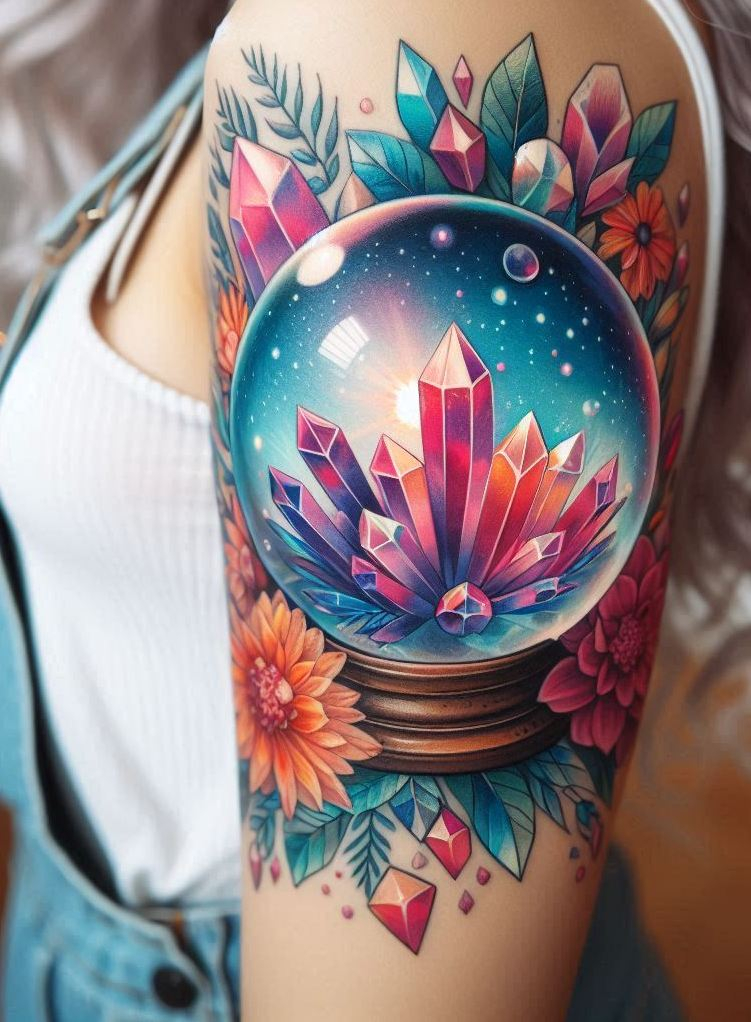 Forget sparkle filters—these inked crystals glow with energy and style that even your third eye would approve of.