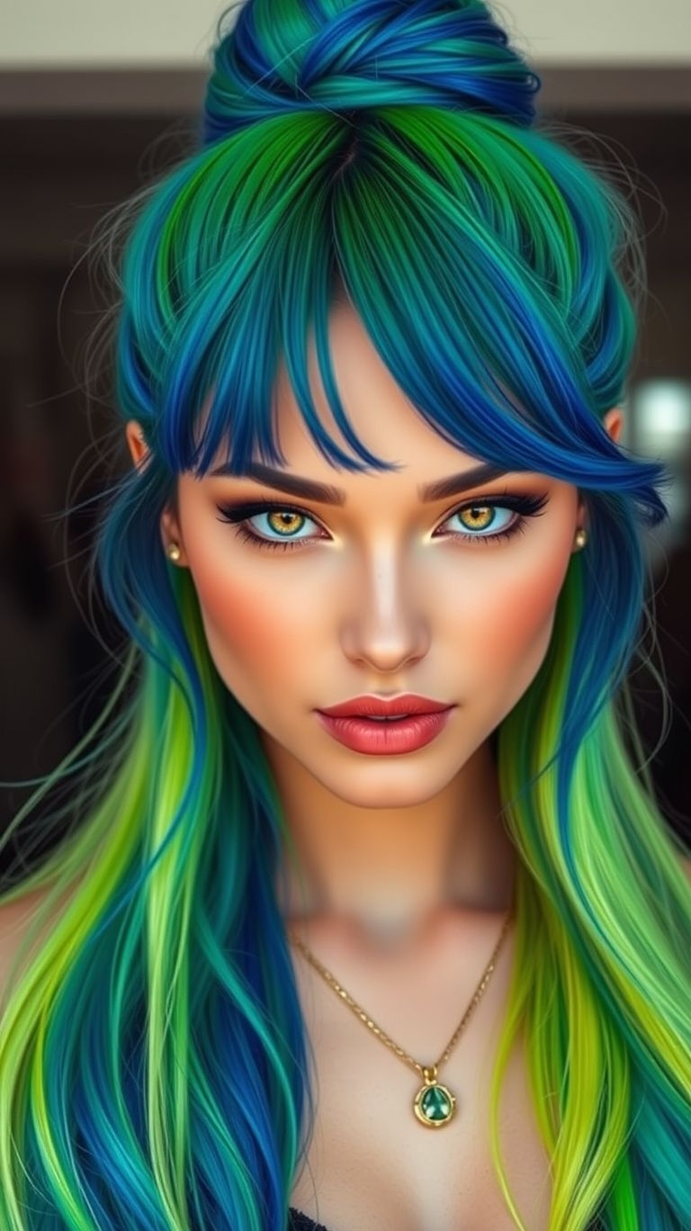 If high buns had a rave playlist, this would be track one. Neon shades and volume? Yes, please.