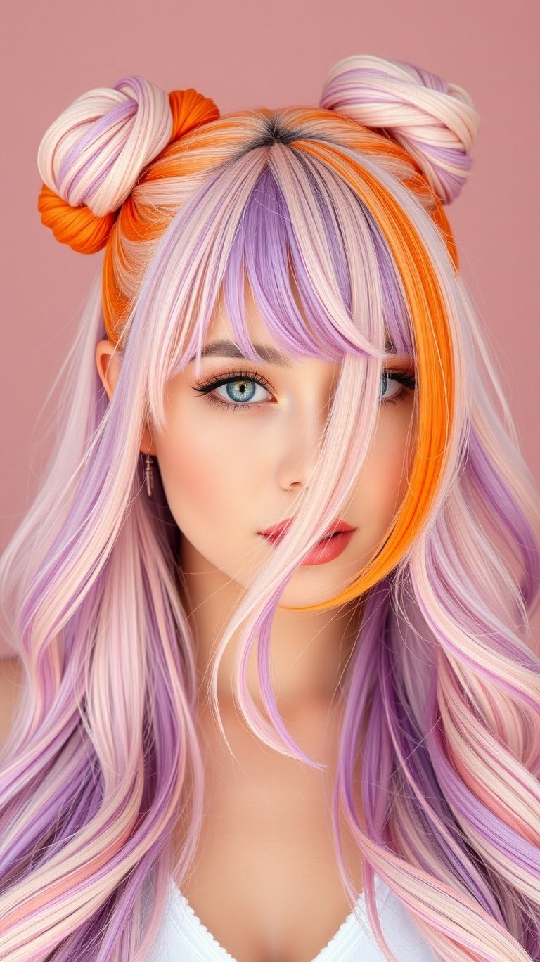 Ombre double buns: because one color wasn’t enough and subtlety was never your strong suit.