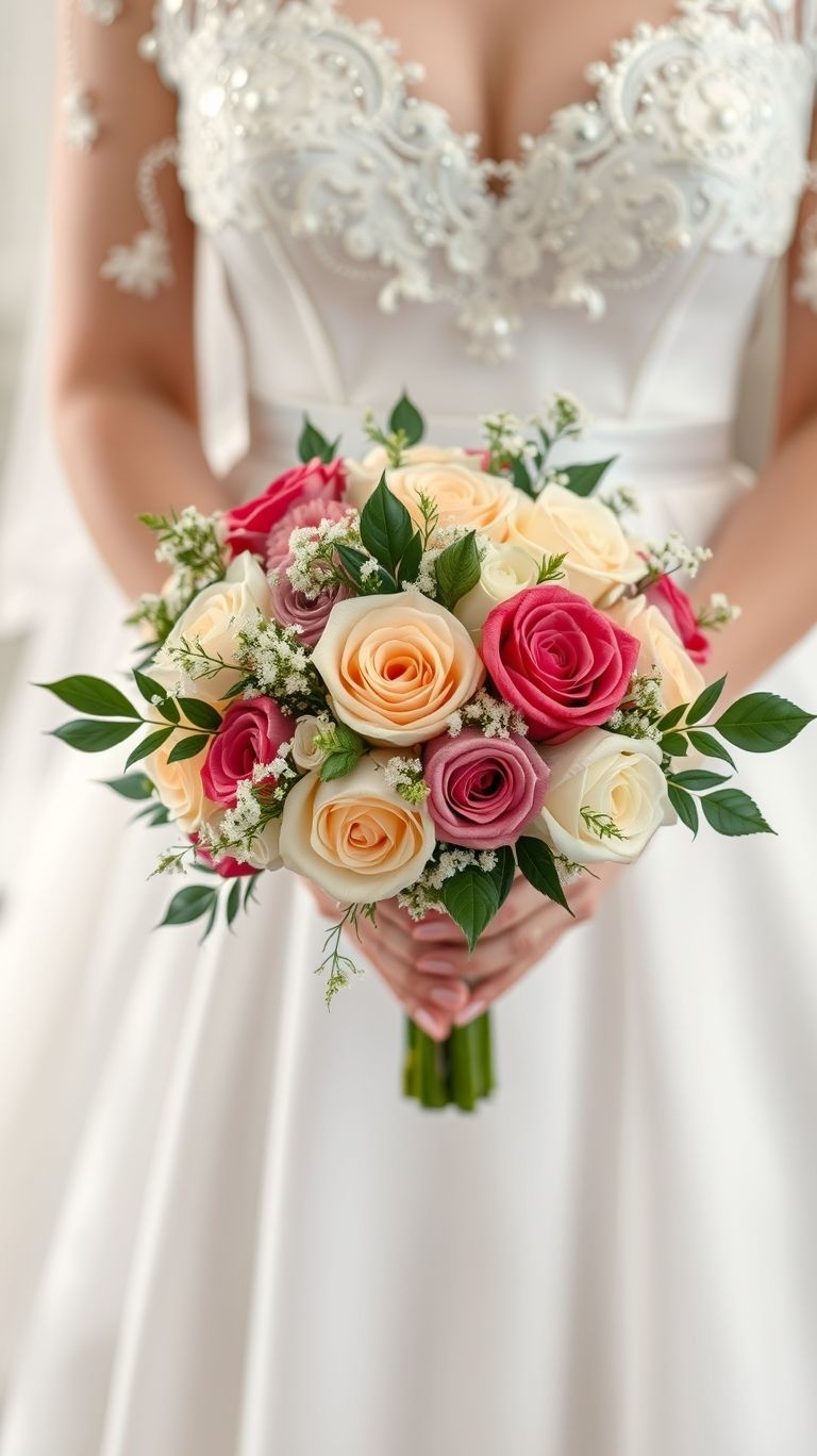 80+ Bouquet Ideas: Stunning Floral Wonders | Pocoko These roses are so soft, they practically come with their own ambient music. Bouquets like this turn aisles into catwalks.