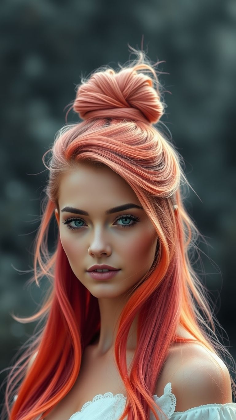 Pink Panther Pop Stealthy, stylish, and blushing with brilliance. This bun creeps up on basic styles and pounces with pure pink power.