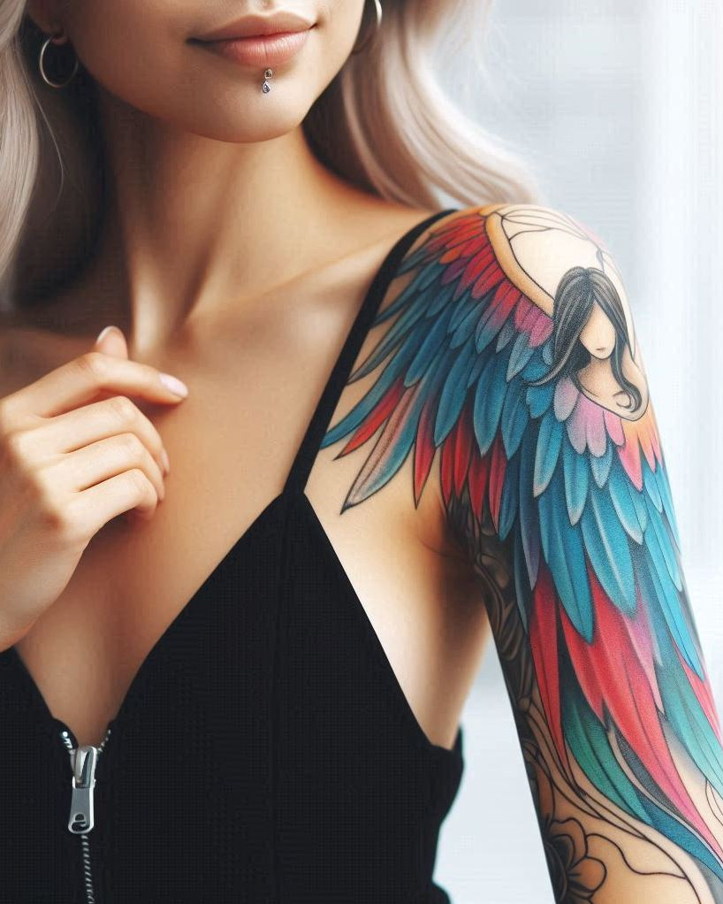 Ready to wear your inner strength on your skin? Angel wings are the ultimate choice in Magical Tattoos for women—ethereal, empowering, and just a little rebellious.