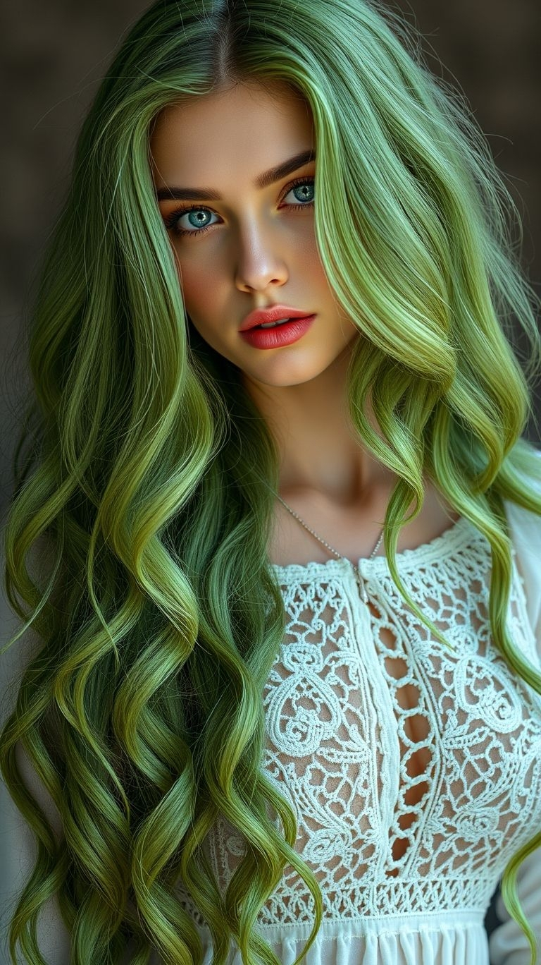 Still waiting for your mermaid tail to grow in? Get a head start with your hair. Aquamarine is one of the most enchanting Hair Color Ideas for channeling your inner siren and making some serious waves.