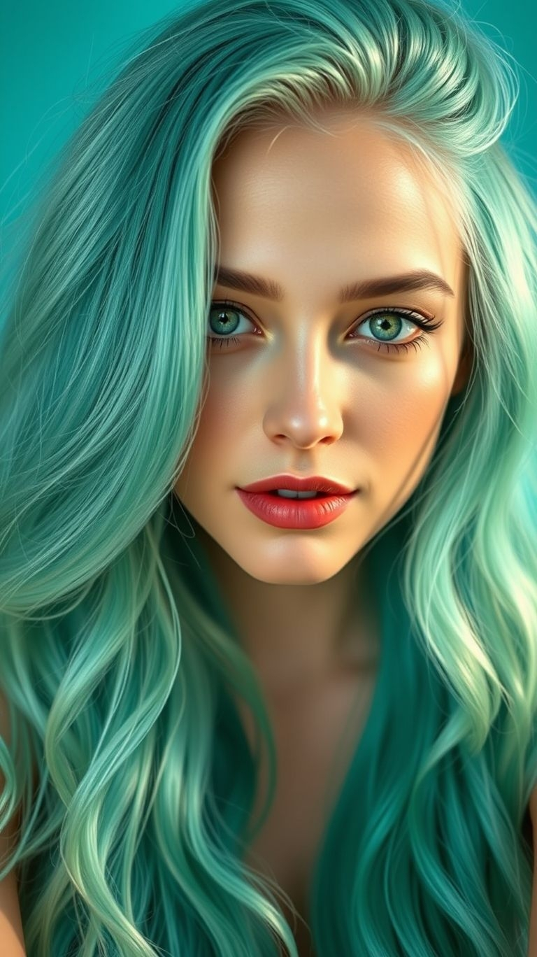 Forget diamonds, we're making aquamarine our new best friend. This gorgeous, gemstone-inspired look is one of the most precious Hair Color Ideas for adding a touch of otherworldly magic and sparkle to your style.