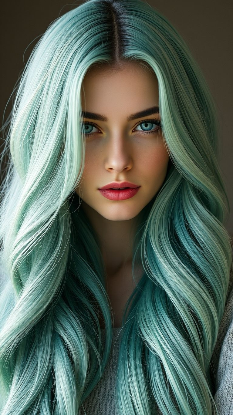 Warning: this hair color may cause you to feel like the main character in a magical fantasy novel. We're obsessed with these aquamarine Hair Color Ideas for their ability to instantly transform your look into something truly epic and unforgettable.
