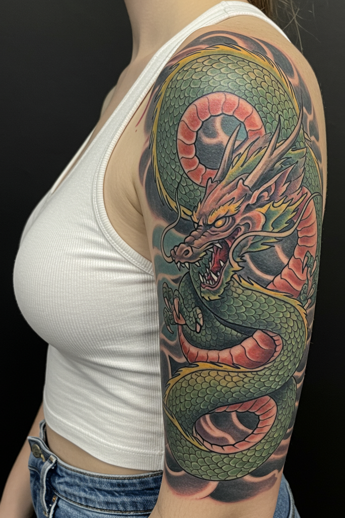 Fierce, fiery, and full of legend—dragon tattoos are the ultimate power move. These Tattoo designs are perfect for anyone ready to wear their strength with style.