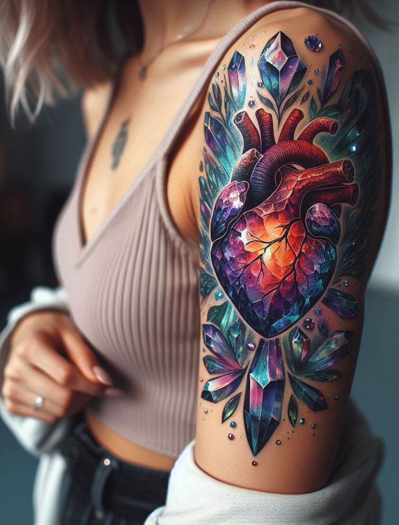 Heart tattoos just got a mystical makeover. These Tattoo designs are perfect for anyone who wants their ink to pulse with magic, meaning, and major style.