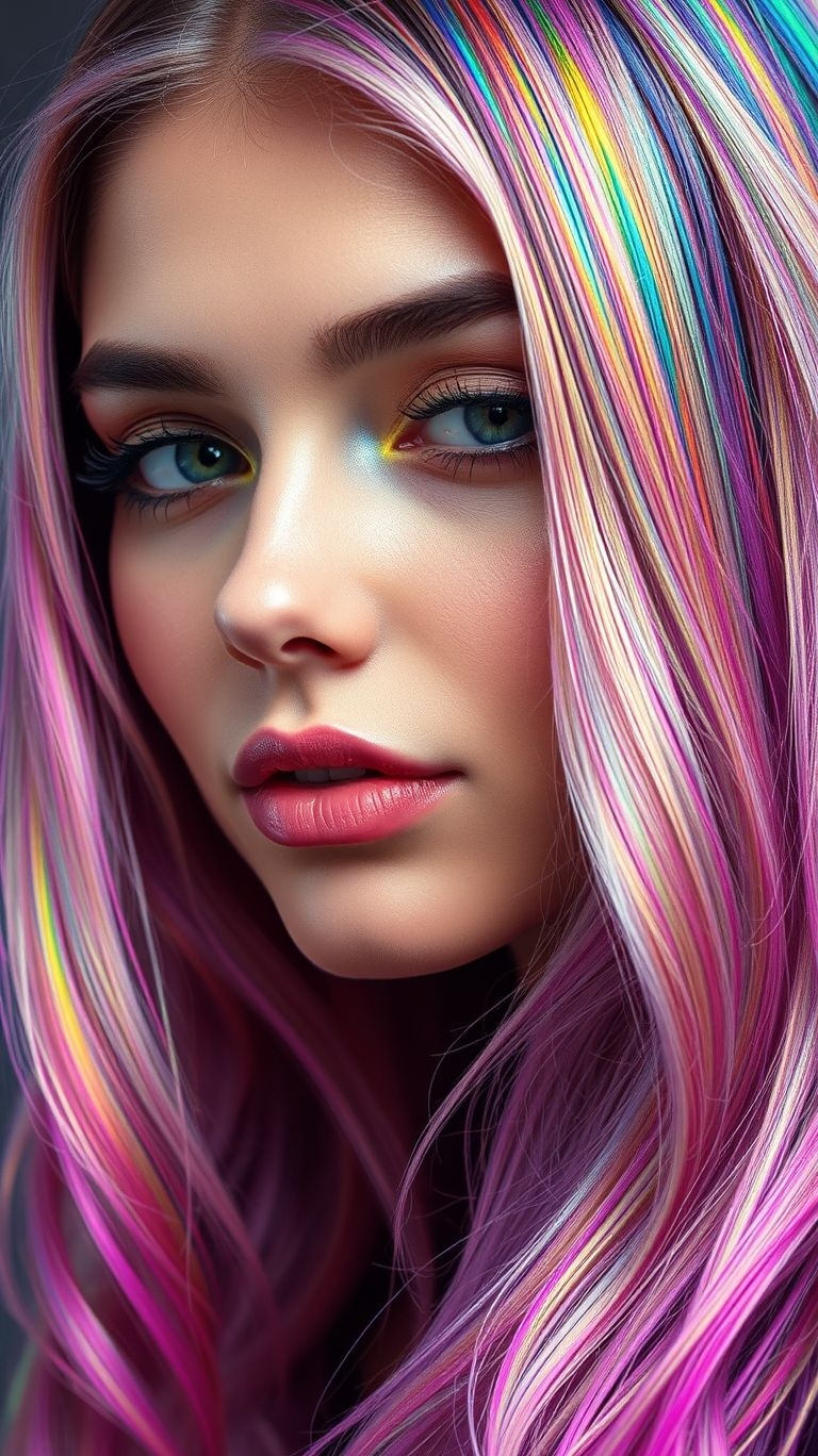 You thought rainbow hair was bold? Think again. Adding that neon glow takes it to a whole new level of awesome, making these some of the most daring and exciting Hair Color Ideas on the planet.