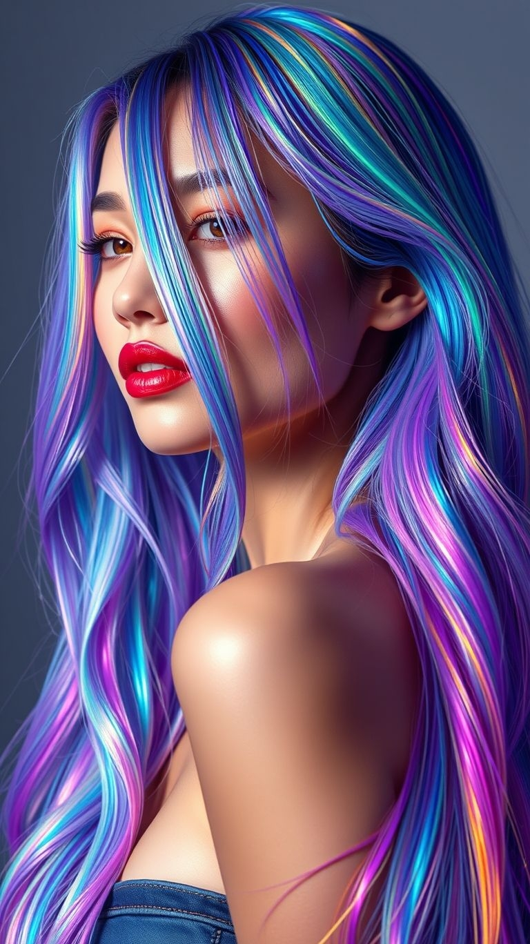 This isn't just hair dye; it's a masterclass in color theory and seamless blending. Creating a perfect neon melt is a true art form, and these are the Hair Color Ideas that prove it.