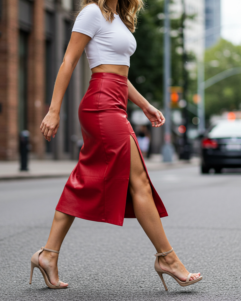 Outfit ideas that make you feel like you own the sidewalk? This one’s got the silhouette and the swagger.