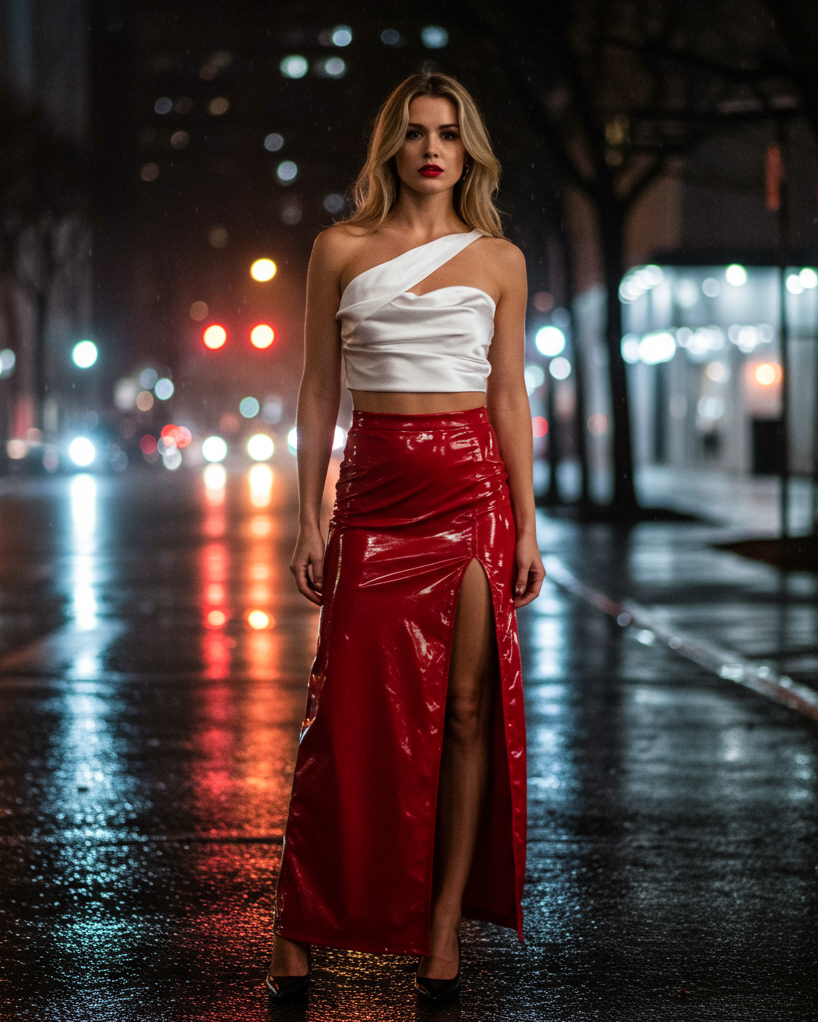 White top tucked in, skirt cinched just right—these Outfit ideas are the definition of effortless chic.