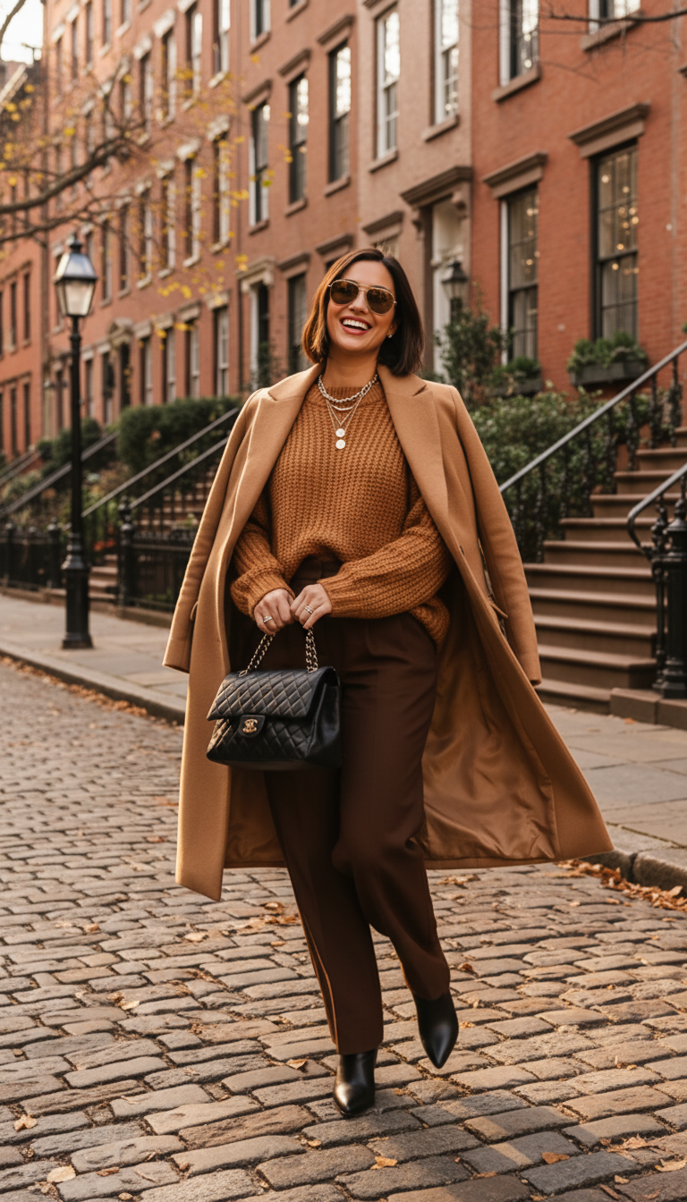 When your Fall Outfits are more curated than your playlist, you know you’ve nailed the season. This look is all about balance and boldness.
