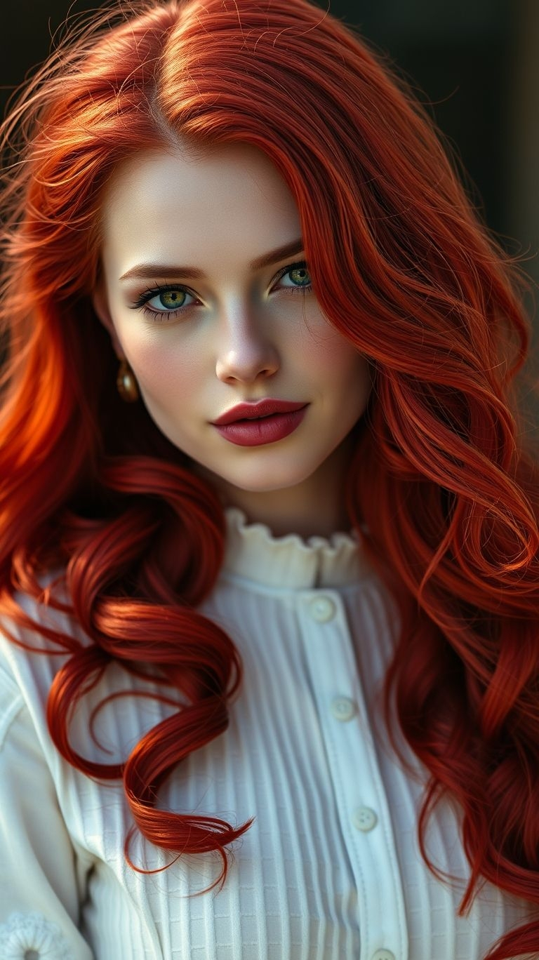 This is for everyone who wants to be a redhead without the shocking brightness of a fiery copper. Rich auburn offers stunning Hair Color Ideas that are sultry and subtle, with the perfect, refined touch of red.