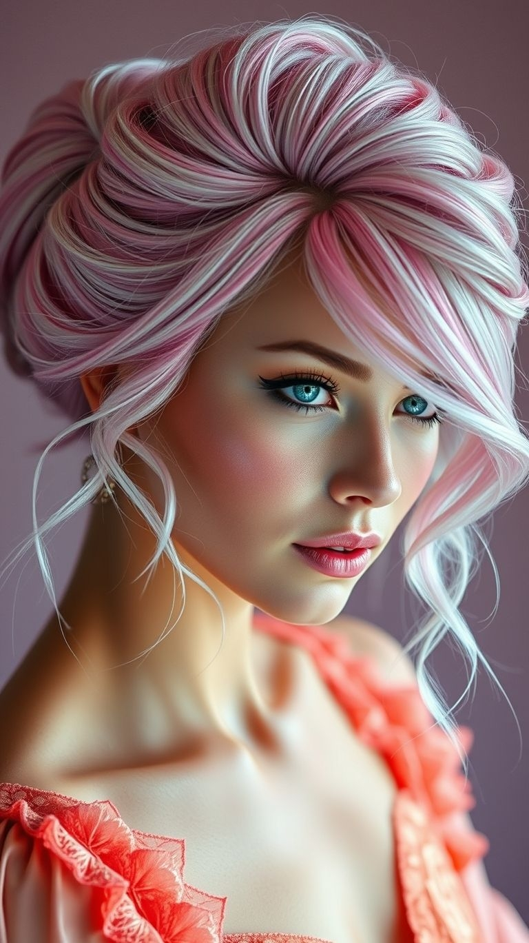 I'm looking for a style that says "effortlessly beautiful" but can also survive three hours of dancing to 90s pop. This is one of those versatile wedding hairstyles that just might do the trick.