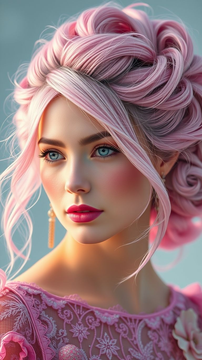 This hairstyle has more elegant twists and turns than my love story, and I am absolutely here for it. It's a perfect example of truly artful wedding hairstyles.