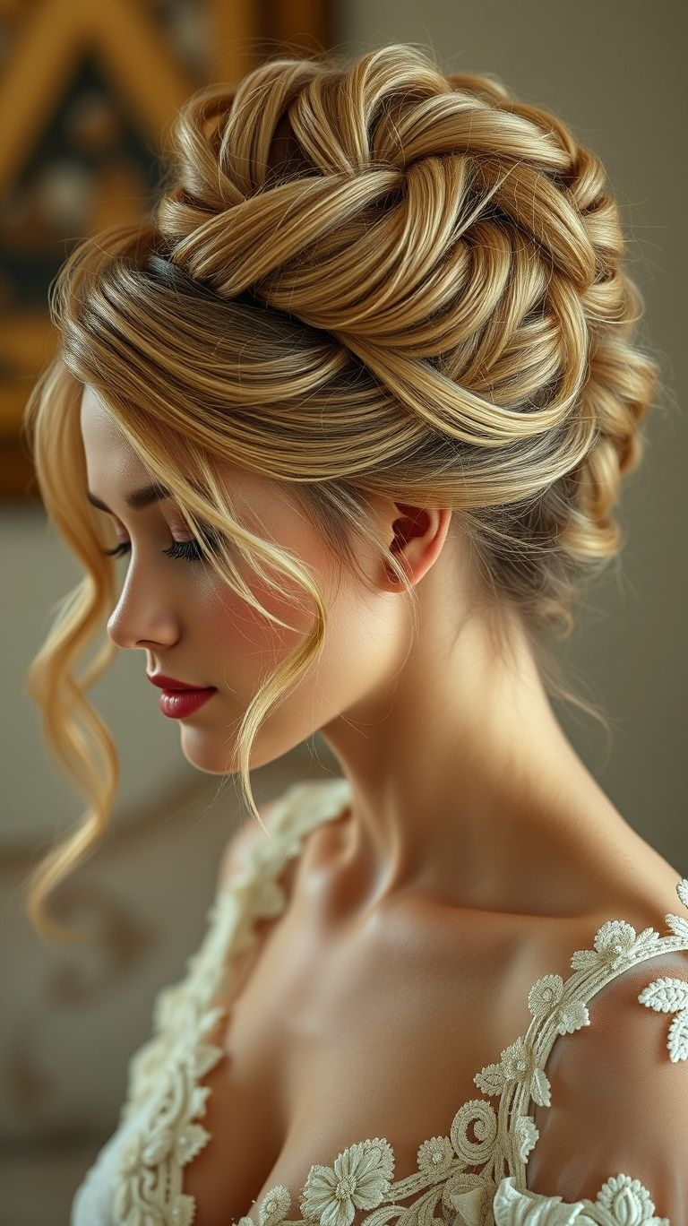 This voluminous ponytail is chic, playful, and says "I'm ready to party." We are obsessed with fun and elegant wedding hairstyles that show off your personality.