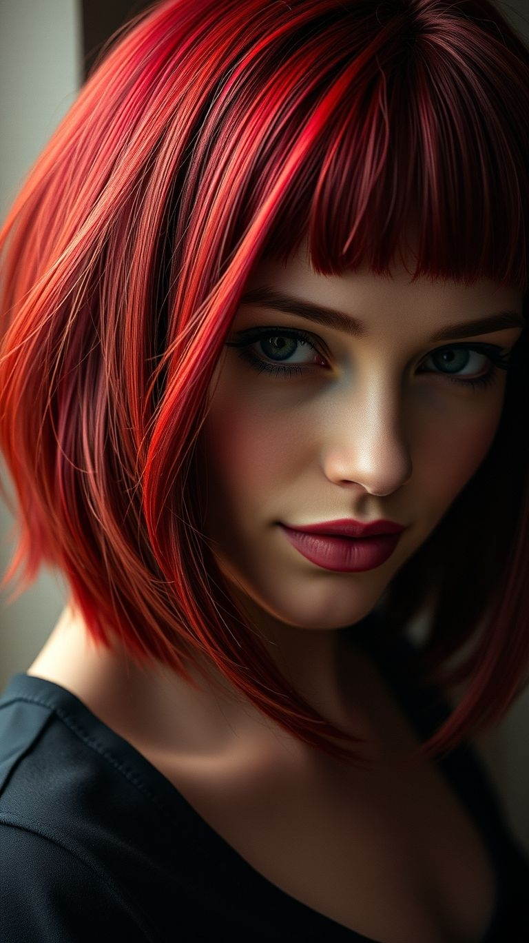 84 Short Hair Color Ideas That Totally Wow | Pocoko Looking to spice things up? These red hair color ideas bring instant energy and attitude to short hair that’s ready to stand out.